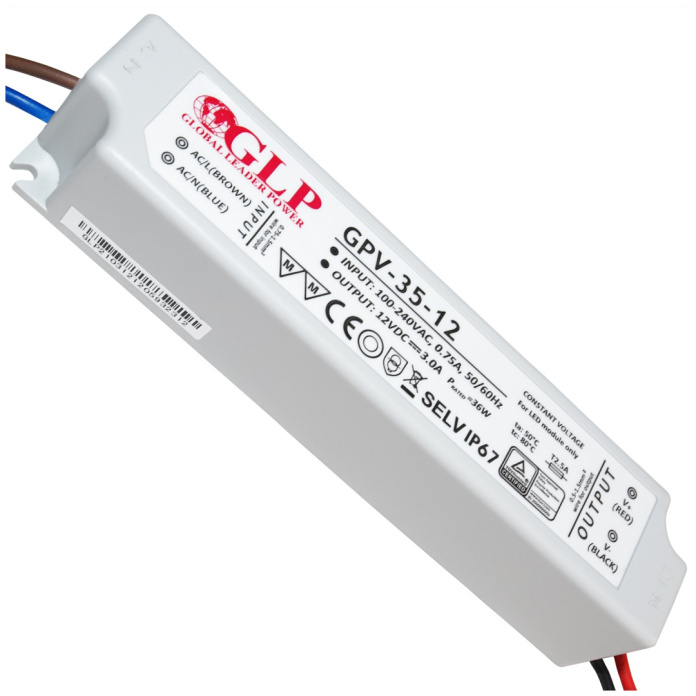 Zasilacz LED 12V 36W hermetyczny GPV-35-12
